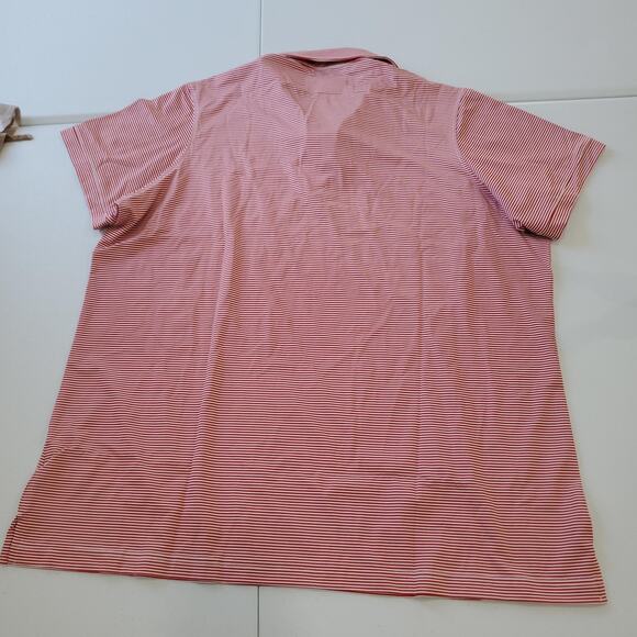 Chick-fil-A Polo Shirt Mens 2XL Red White Stripe OOBE Team Style HydroChill - Picture 4 of 8